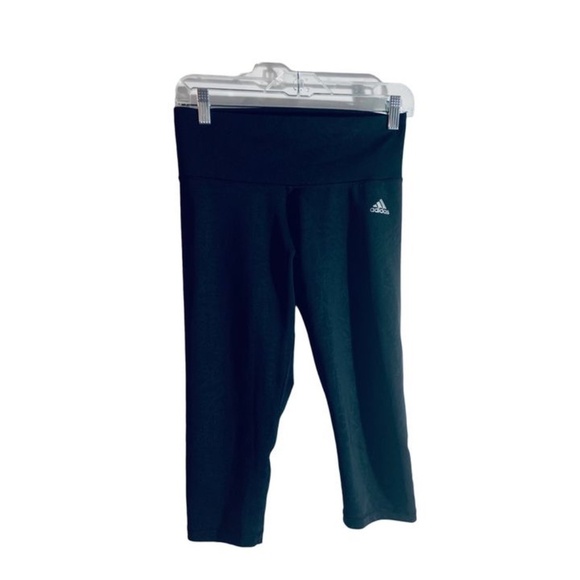 🖤ADIDAS Small Black 3/4 Capri Climate Legging🖤🆕 - Picture 3 of 10
